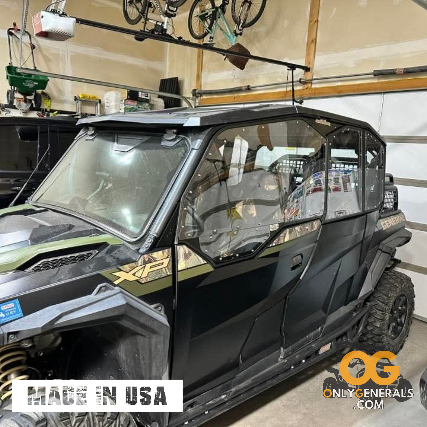 OG Sideskins LITE Hard Upper Doors for Polaris General 4 Seat Models
