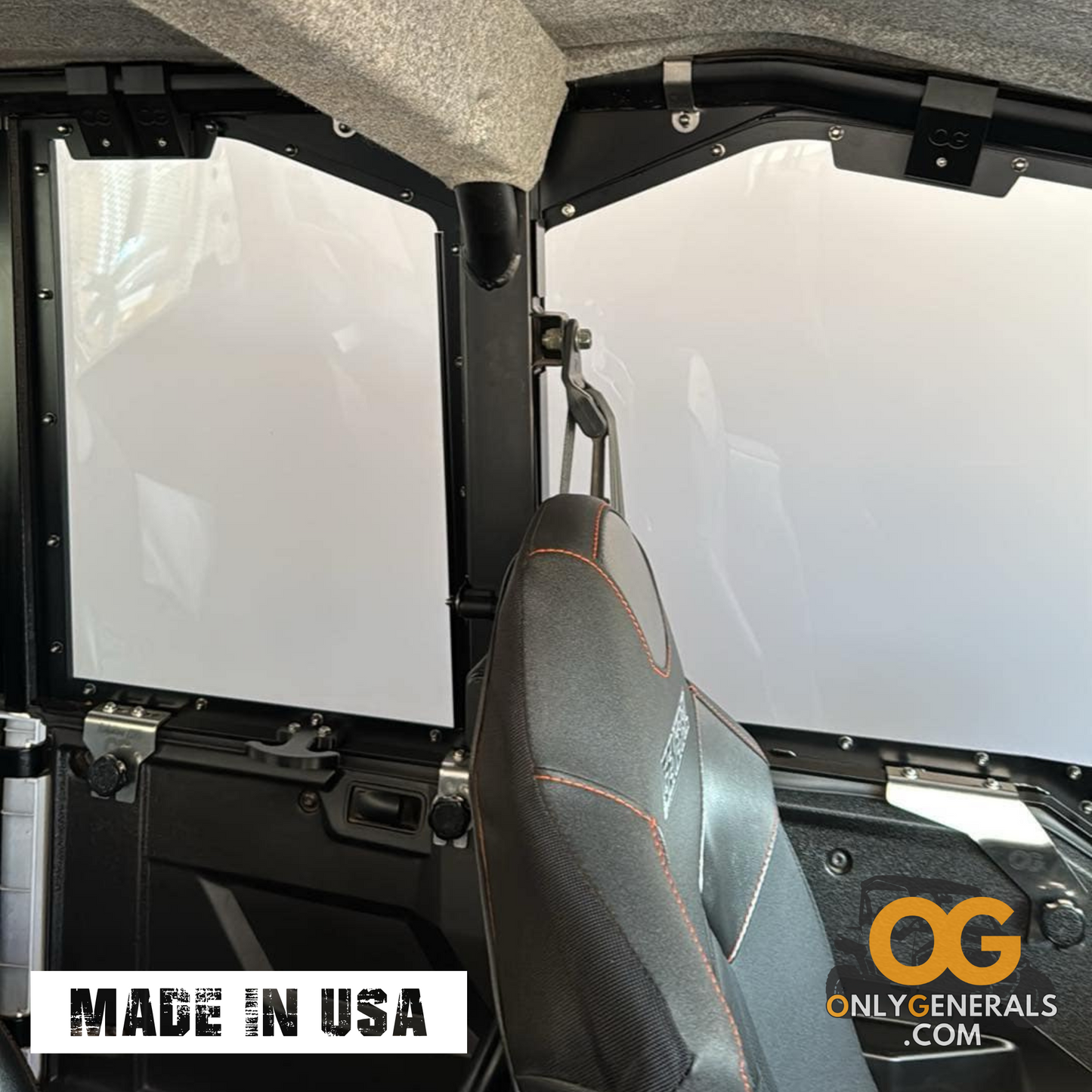 OG Sideskins LITE Hard Upper Doors for Polaris General 4 Seat Models