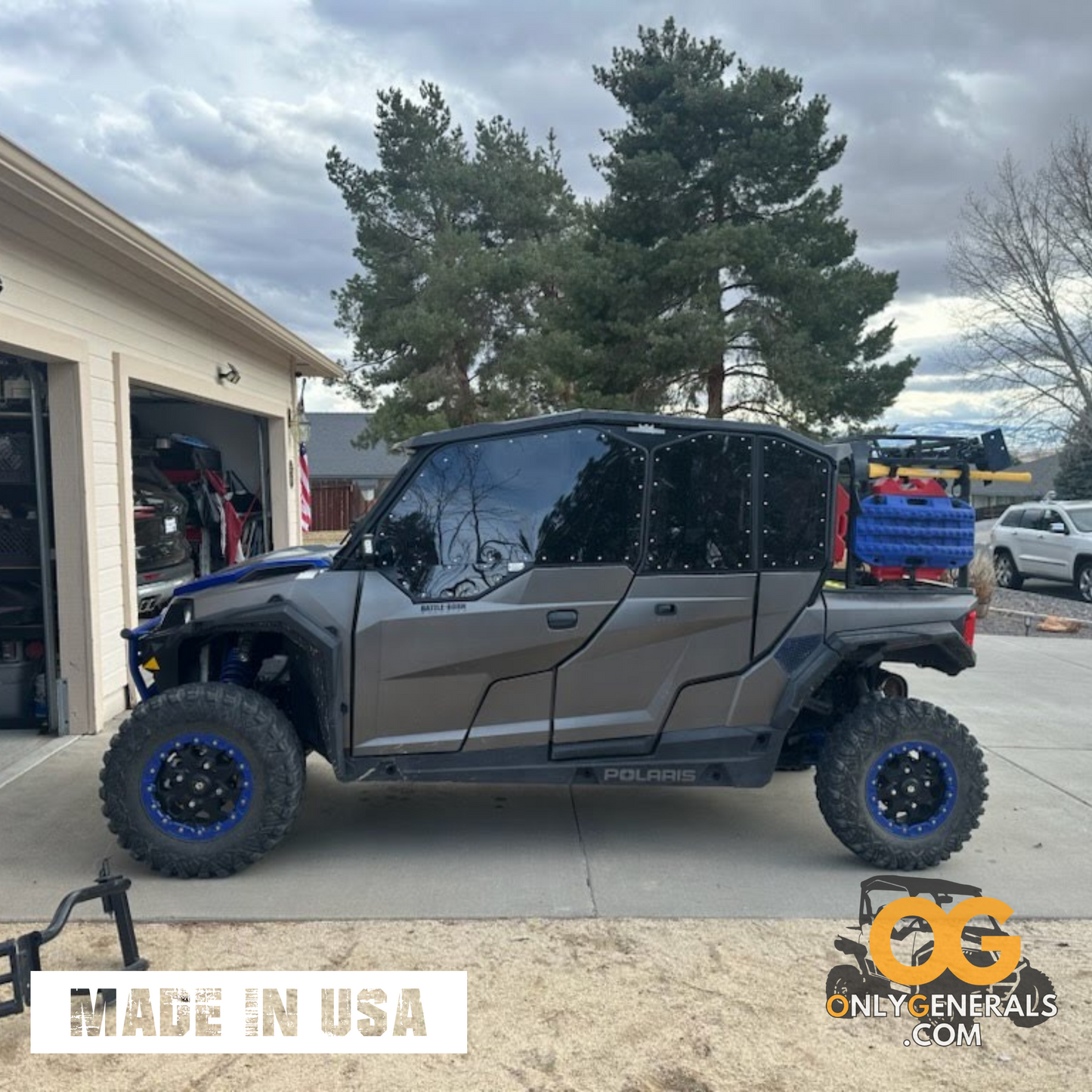 OG Sideskins LITE Hard Upper Doors for Polaris General 4 Seat Models