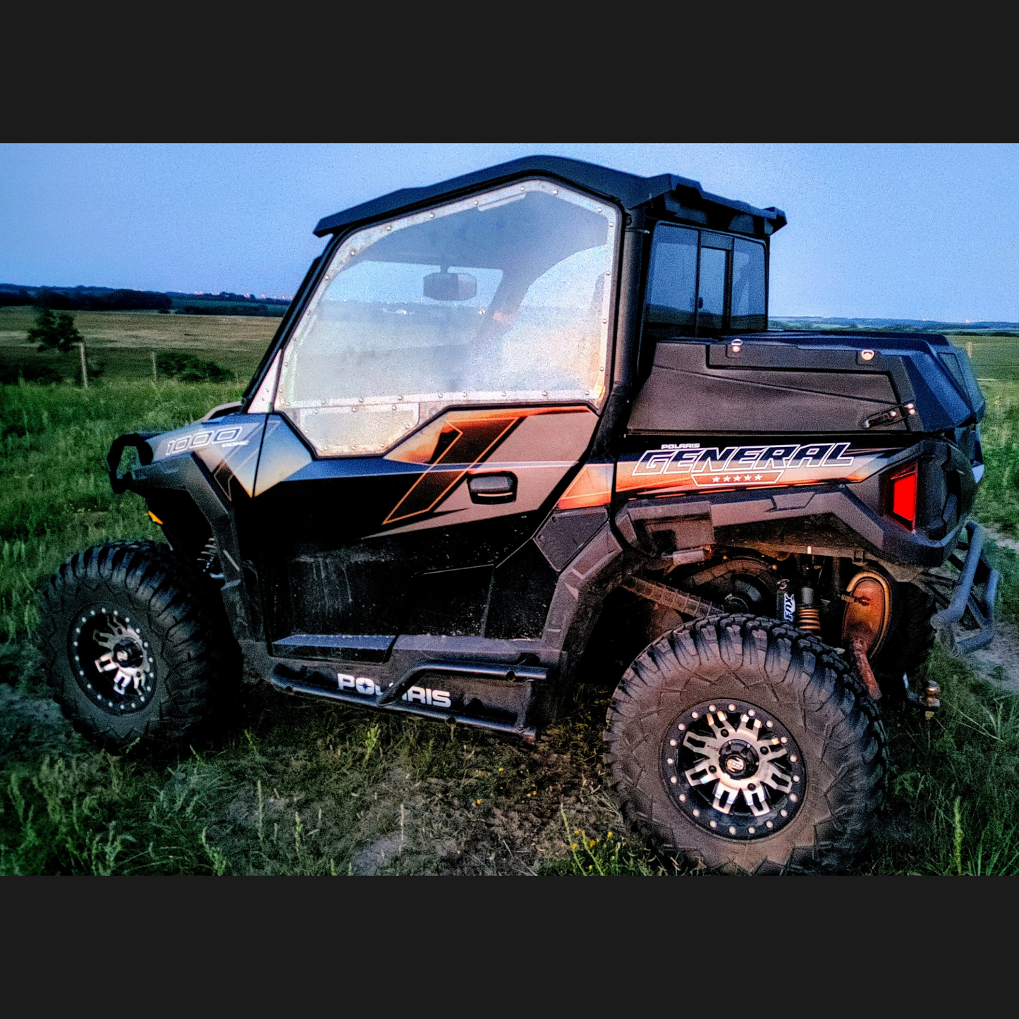 Development photo showing a side shot of the OnlyGenerals SideskinsLITE hard upper doors.