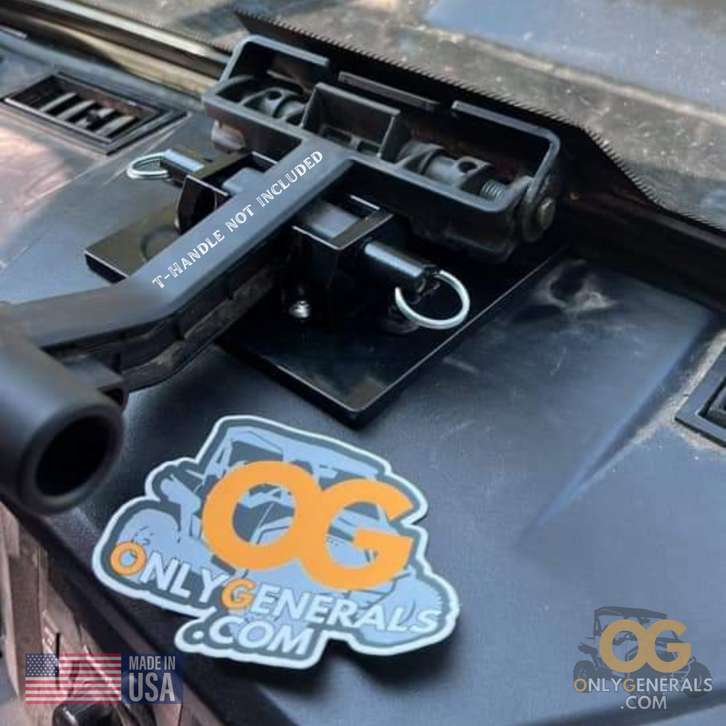 Tip-Out Windshield Locking Dash Mount for Polaris General