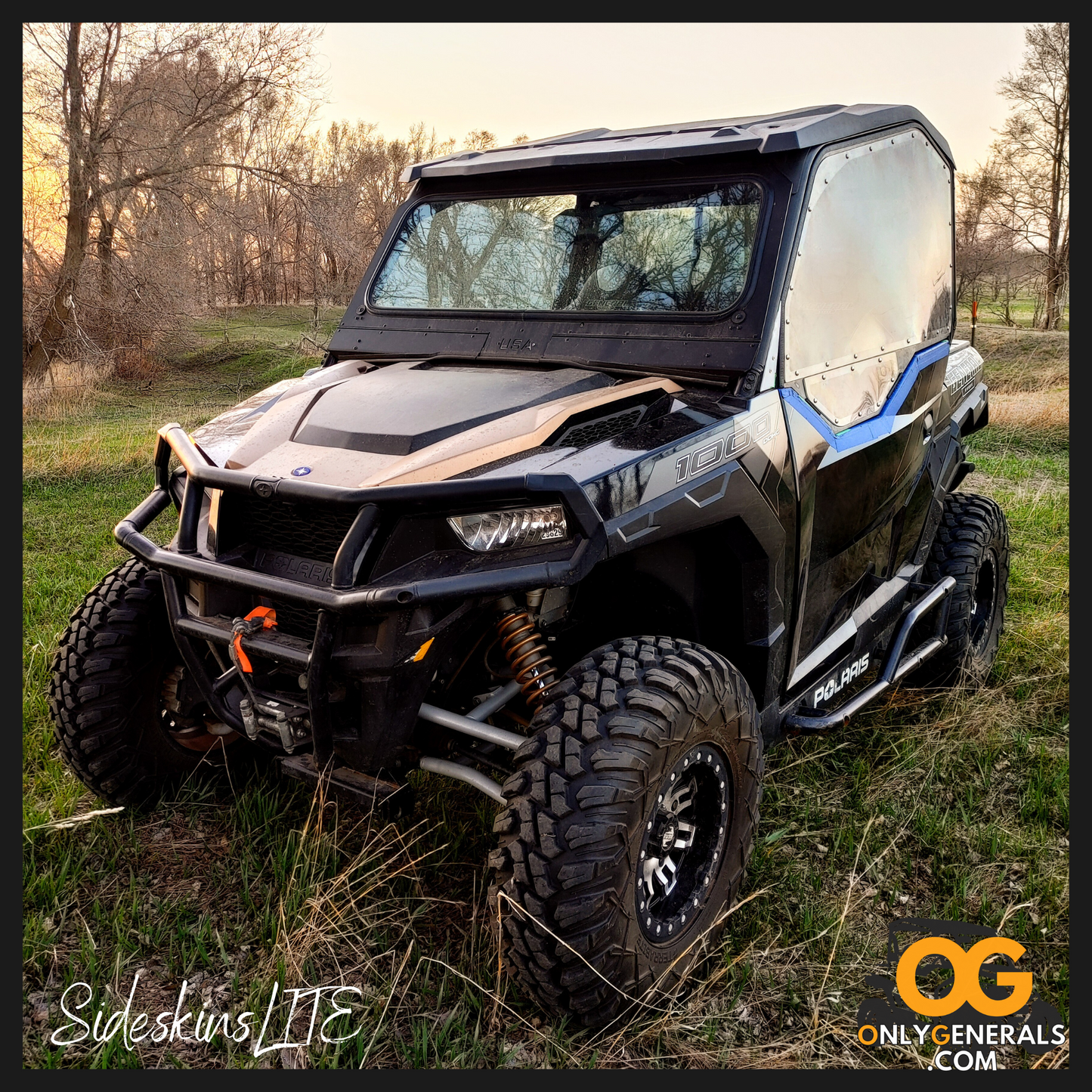 OG Sideskins LITE Hard Upper Doors for the Polaris General 2 Seat Models