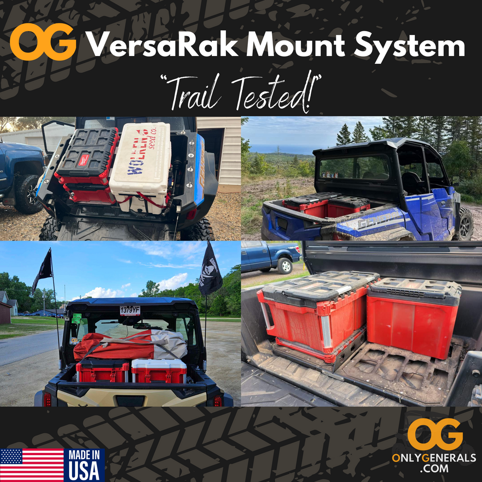 OG VersaRak Bed Rack System for Polaris General – OnlyGenerals