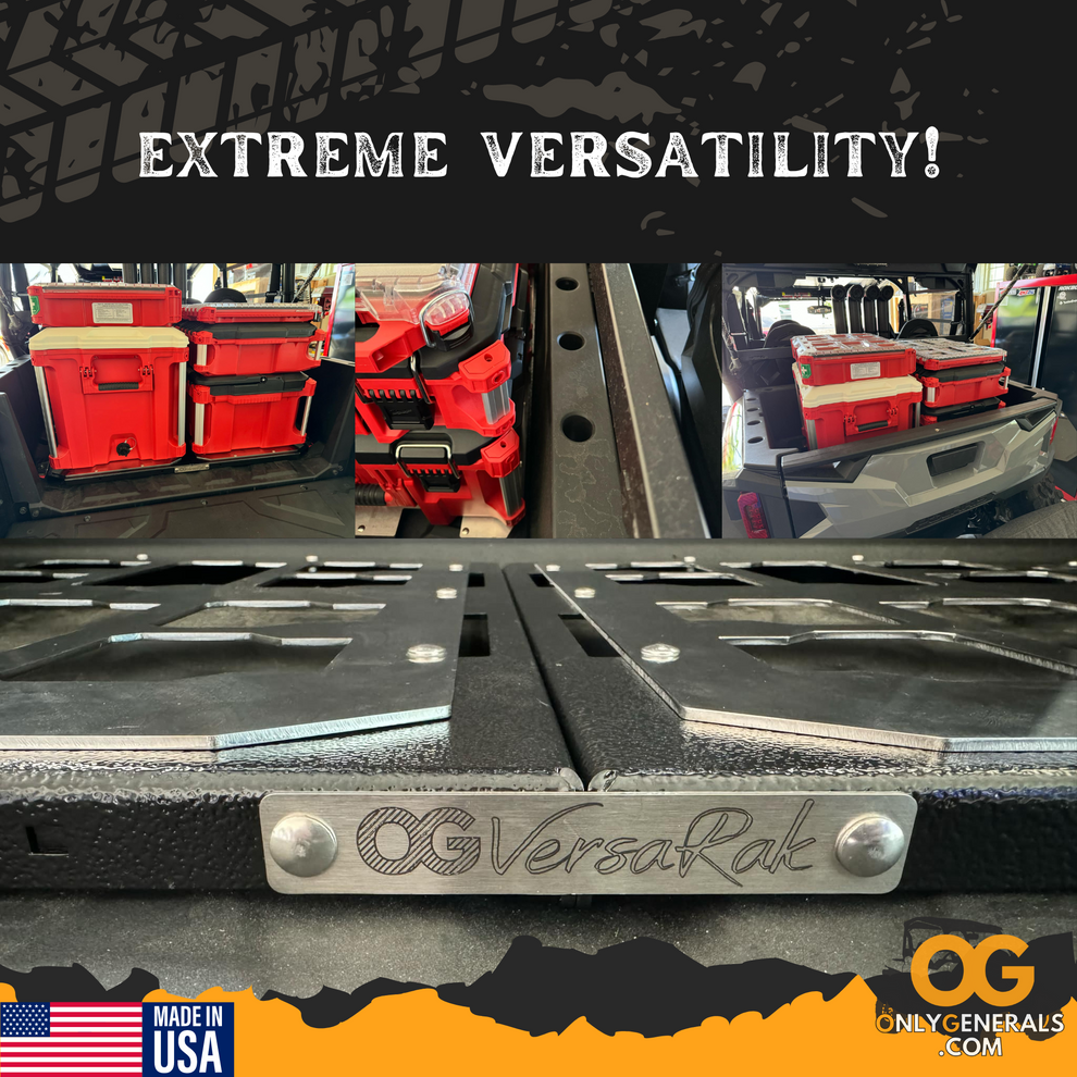 OG VersaRak Bed Rack System for Polaris General – OnlyGenerals
