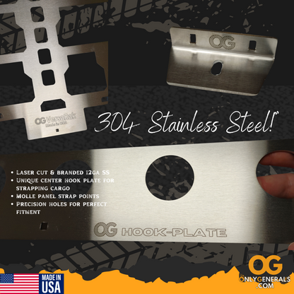 Showcasing the OnlyGenerals VersaRak stainless steel parts for the polaris general