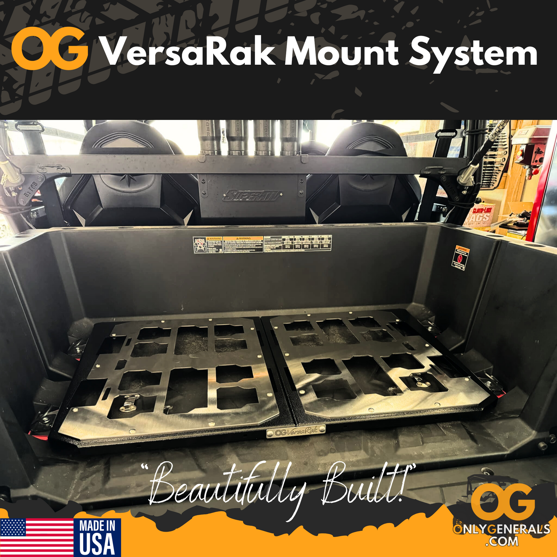 A beautifully built onlygenerals versarak installed in a customer polaris general