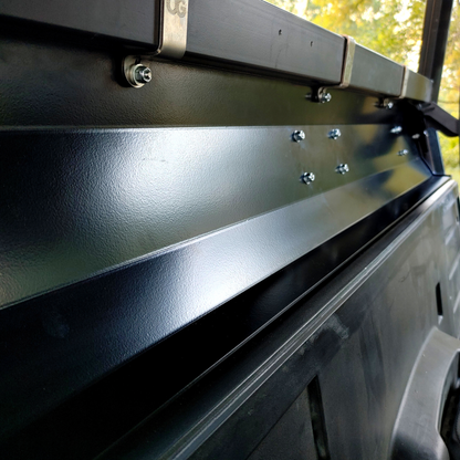 Inside view of the formed OnlyGenerals filler panel on the Polaris General
