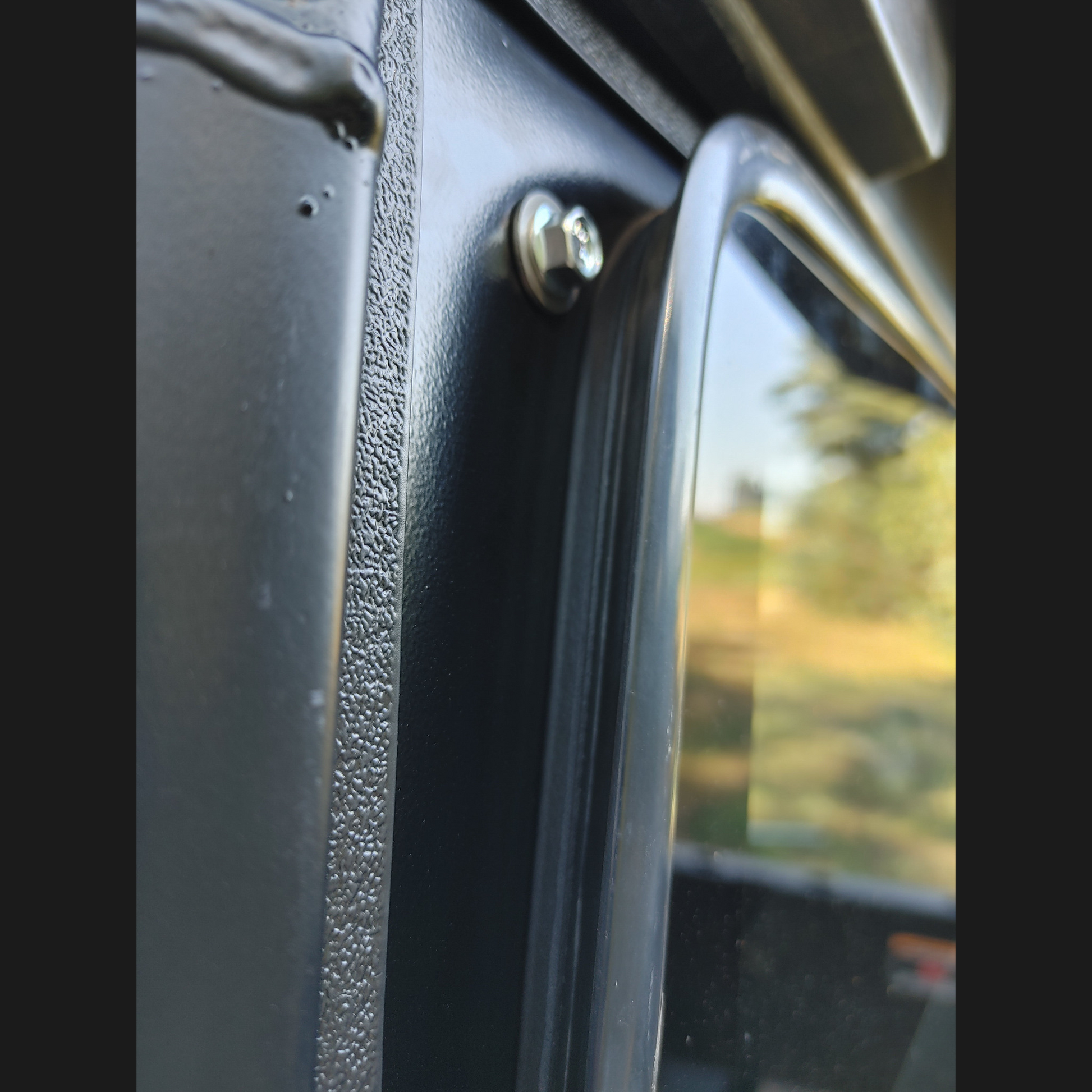 BYOW sliding window seal close up Polaris General